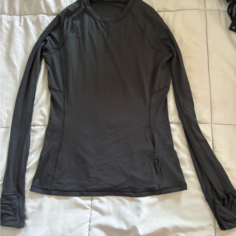 lululemon Rulu black Long Sleeve Top